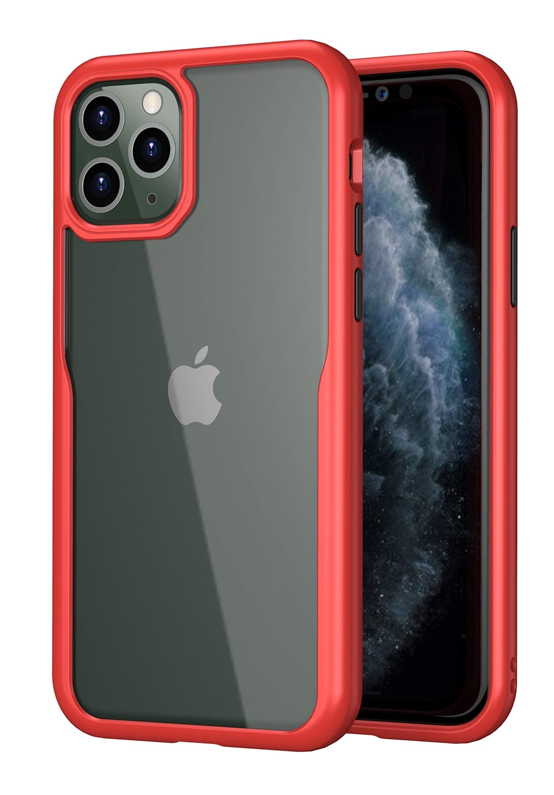 BounceBack Transparent Clear Shock Proof Back Cover case for Apple iPhone 11 pro - Power red - Transparent (B07YGRNBHY) Amazon Price History, Amazon Price Tracker