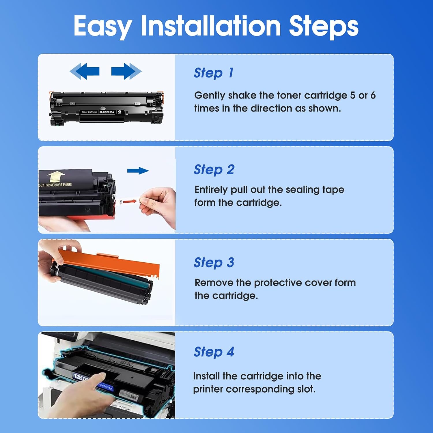 83A CF283A Black M125nw Toner Cartridge Compatible for 83A CF283A 83X CF283X CF283 Toner Cartridges for HP Laser jet Pro MFP M125nw M201dw M225dw M255dn M201n M127fn M127fw Printer, High-Yield, 2-Pack