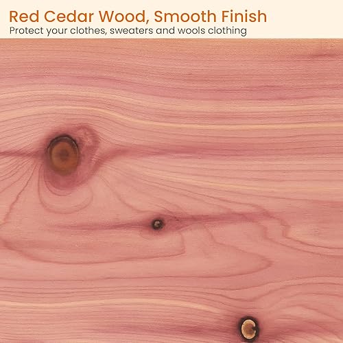 Miniatura 5 de Homode Tablones de cedro para armario, juego de 8 forros de cajones, lengüeta y ranura, paneles de madera de cedro aromático para almacenamiento de