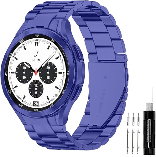 Vista 28 de GOLDTOLUCK No Gap Stainless Steel Band Compatible with Samsung Galaxy Watch 8 7 6 5 4 Classic FE Pro Ultra 40mm 44mm 46mm 43mm 47mm 45mm 42mm