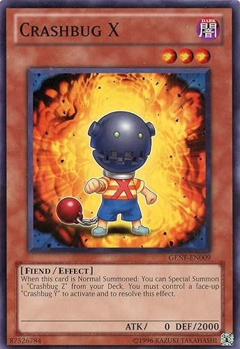 Yu-Gi-Oh! - Crashbug X (GENF-EN009) - Generation Force - Edición ilimitada - Común