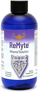 RnA ReSet - ReMyte Mineral Solution, Liquid Multi Mineral, Electrolyte Solution, 12 Minerals Including Iodine, Selenium, Zinc, Magnesium, Boron, 8oz- by Dr. Carolyn Dean