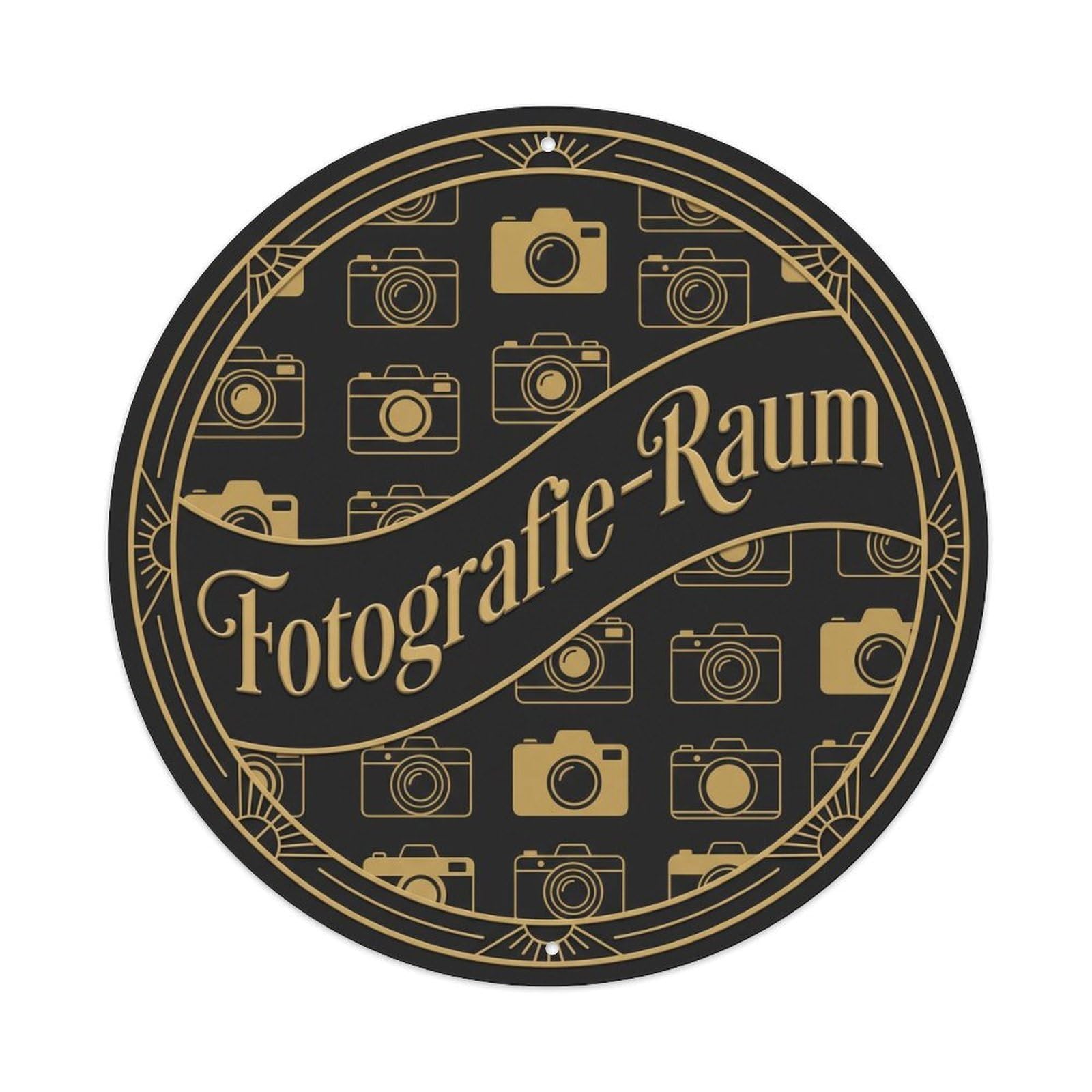 Metal Tin Sign Vintage Fotografie Raum Text Camera