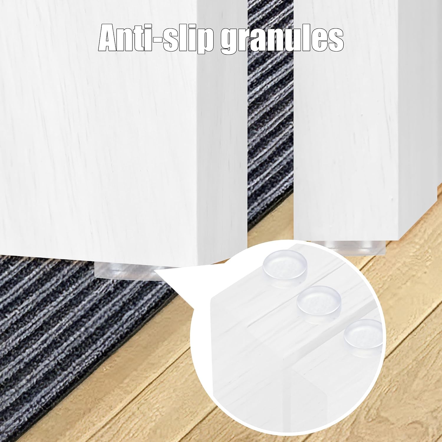 LZRS Wooden Free Standing Dog Gate 80" W x 24" H, Foldable Solid Hardwood Pet Safety Fence for House Doorways, Stairs, Hallways, Step-Over Pet Barrier, No Drill Easy Setup, White image 5