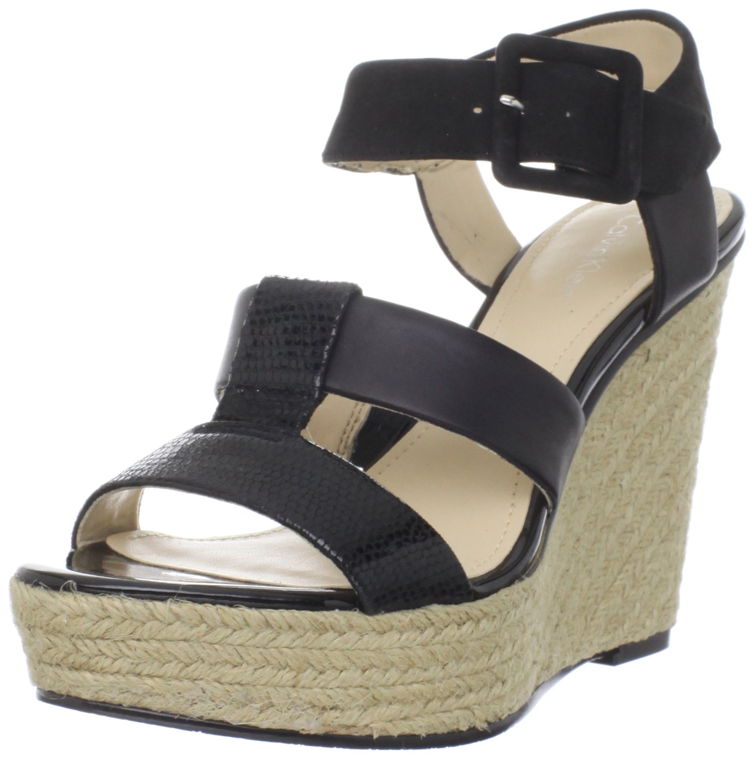 Calvin Klein Women's Ellison Pat Lizard/Nubuck