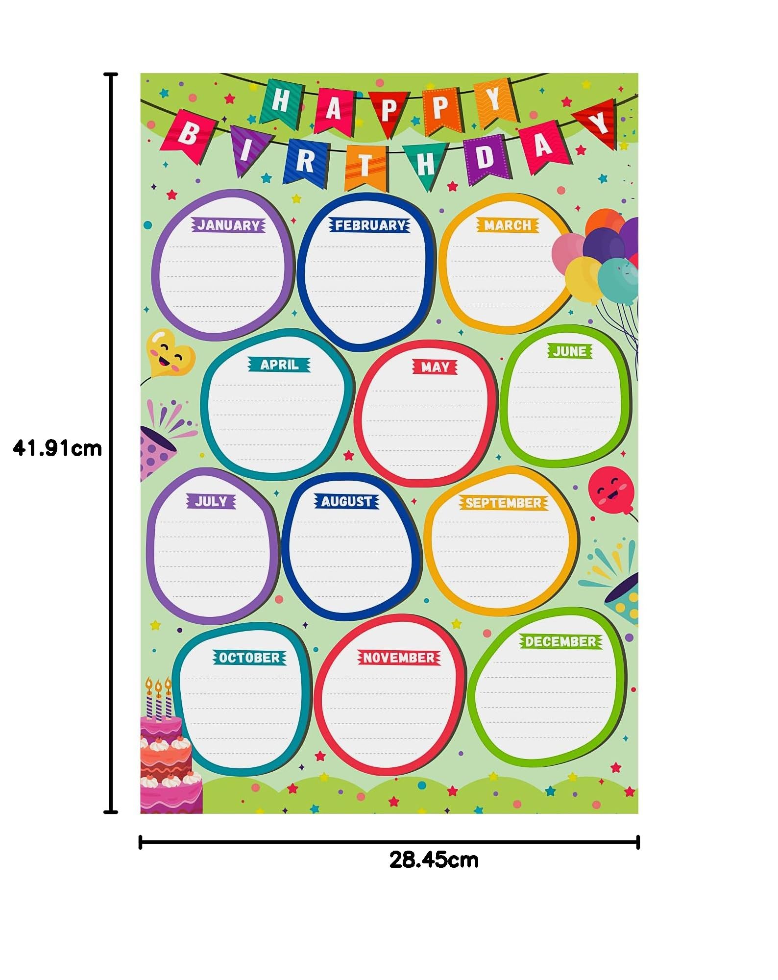 WhatSign Cartel de feliz cumpleaños, Decoracion Cumpleaños