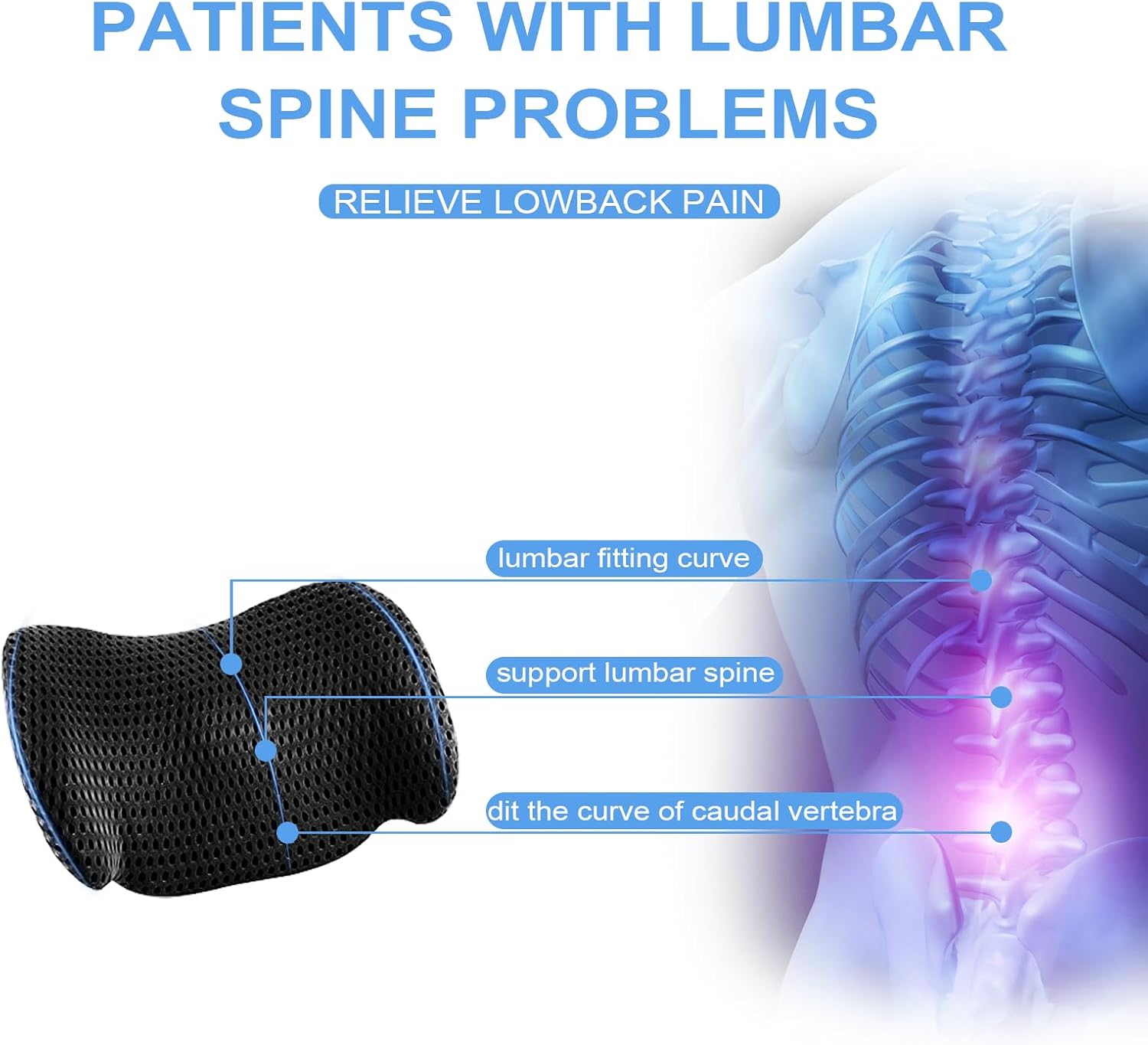 Best Lumbar Support Pillow - Improves Sitting posture & Relieves Back Pain Review