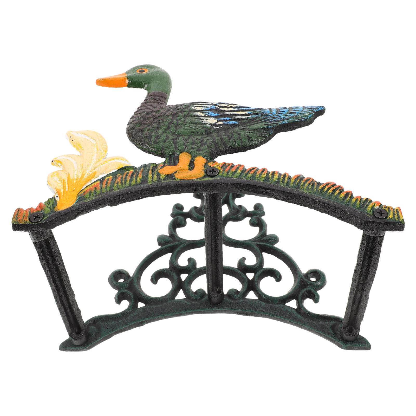 Toyvian Duck Geformter Wand Gartenschlauchhalter aus Gusseisen