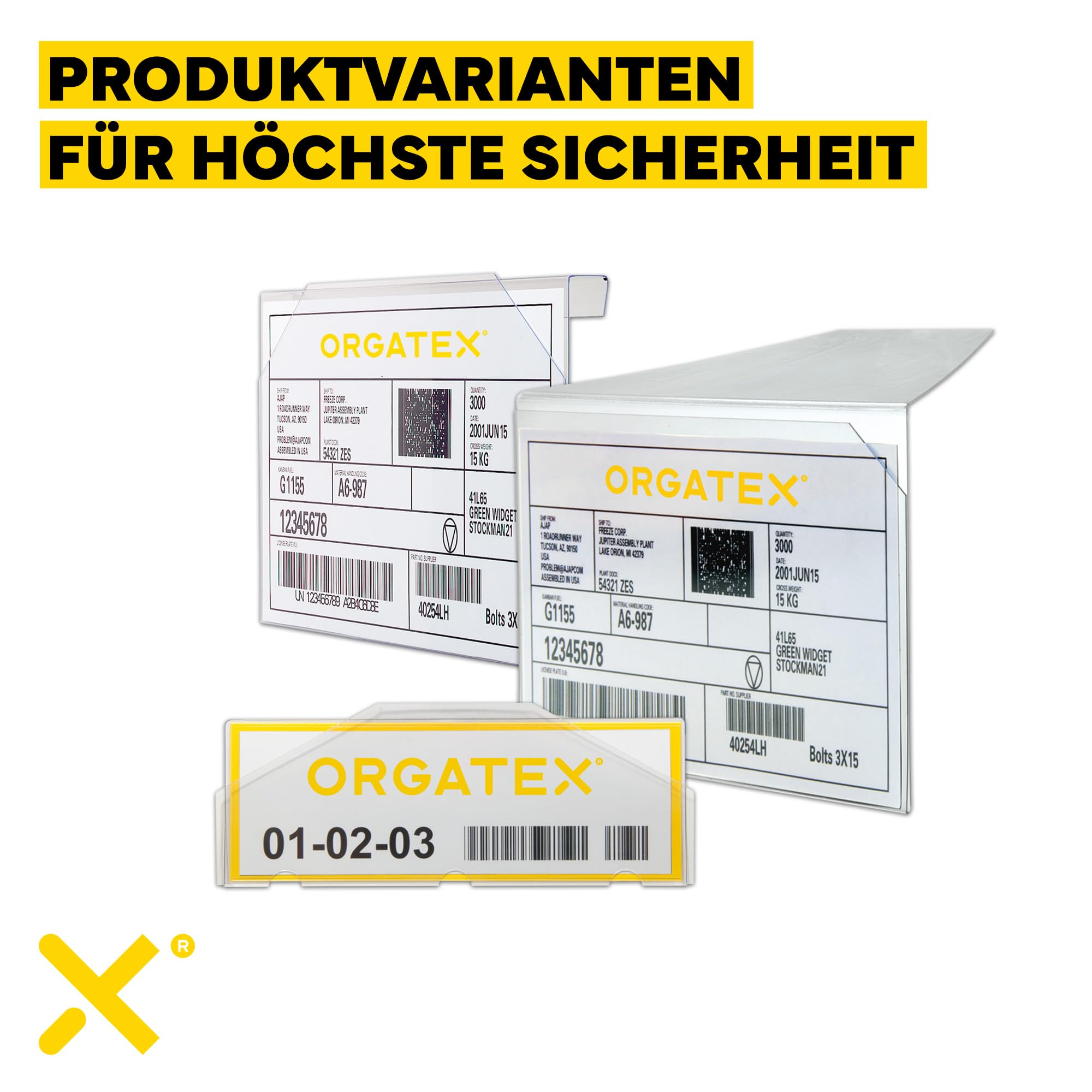 Etikettenhalter selbstklebend | Kanban-Cover Beleghalter selbstklebend, UV-beständig I Hart-PVC Kartenhalter für Regalbeschriftung Lager | 10 Stück, DIN A6 quer, transparent