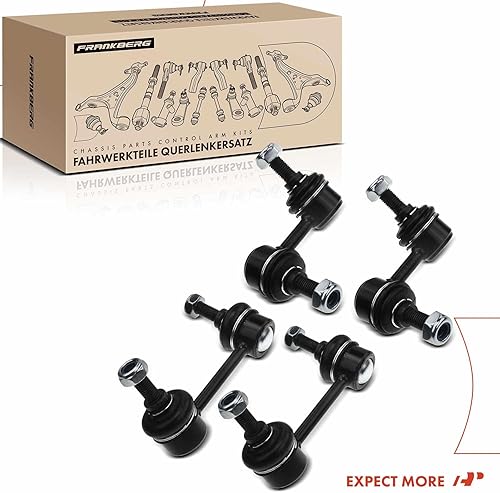 Miniatura 8 de A-Premium Juego de 4 barras estabilizadoras delanteras y traseras compatibles con Honda CR-V 2002 2003 2004 2005 2006