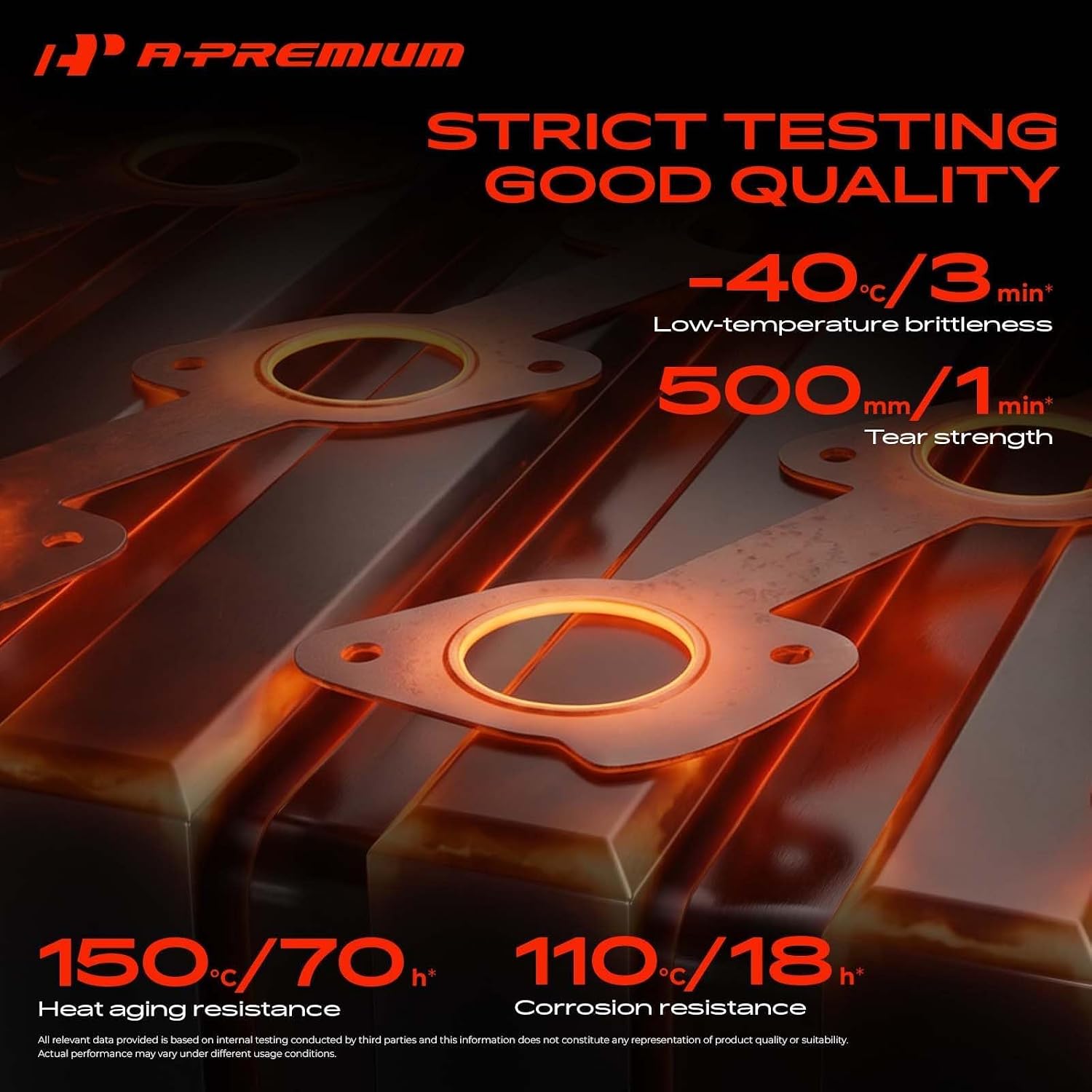 A-Premium Exhaust Manifold Gasket Set Compatible with Ram 1500