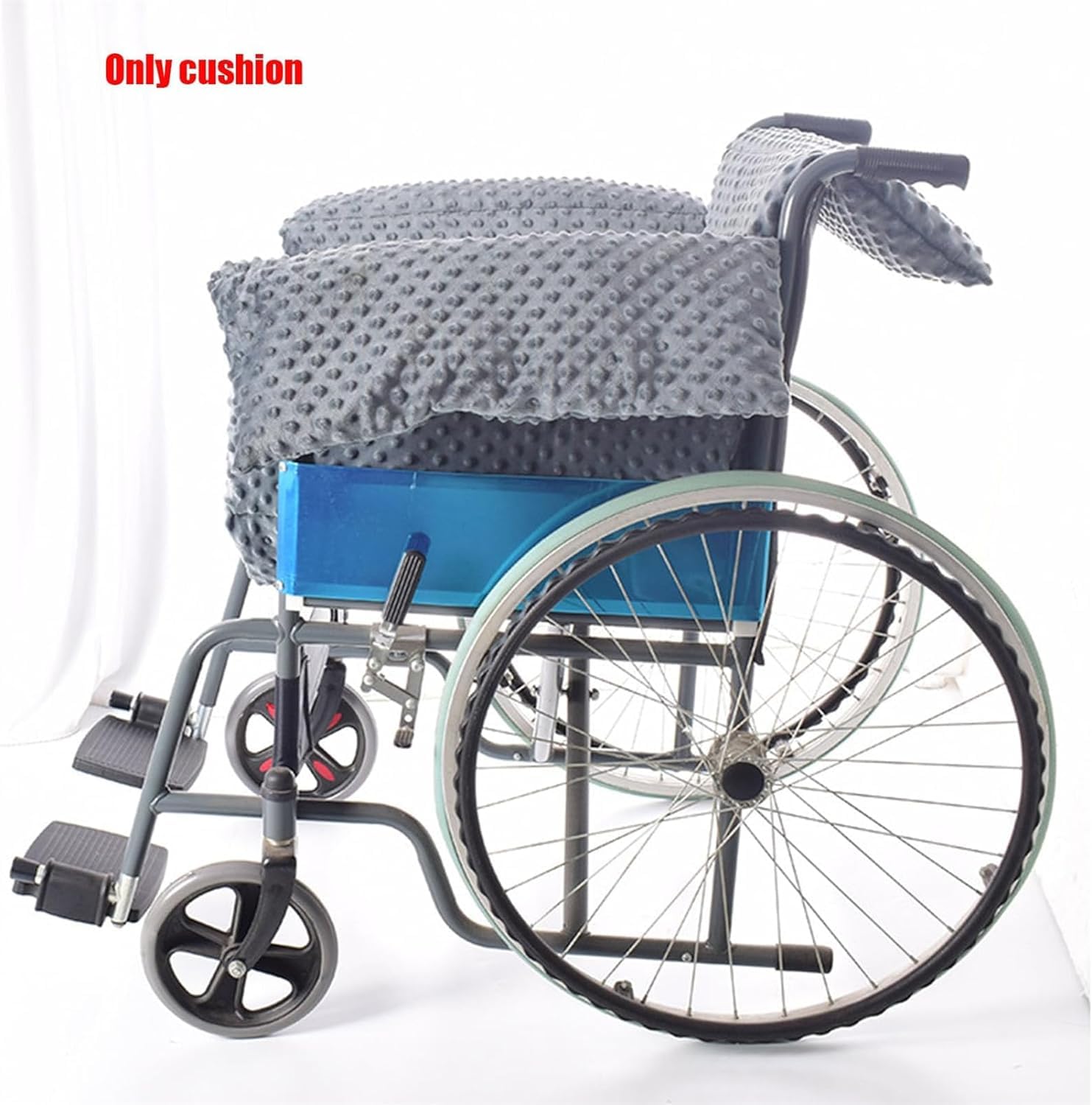 DKULMN Cojín para Silla de Ruedas,Cojín para Silla de Ruedas con Respaldo,Cojín antidecúbito para Silla de Ruedas,Cojín ortopédico para Silla de Ruedas y Asiento para Ancianos