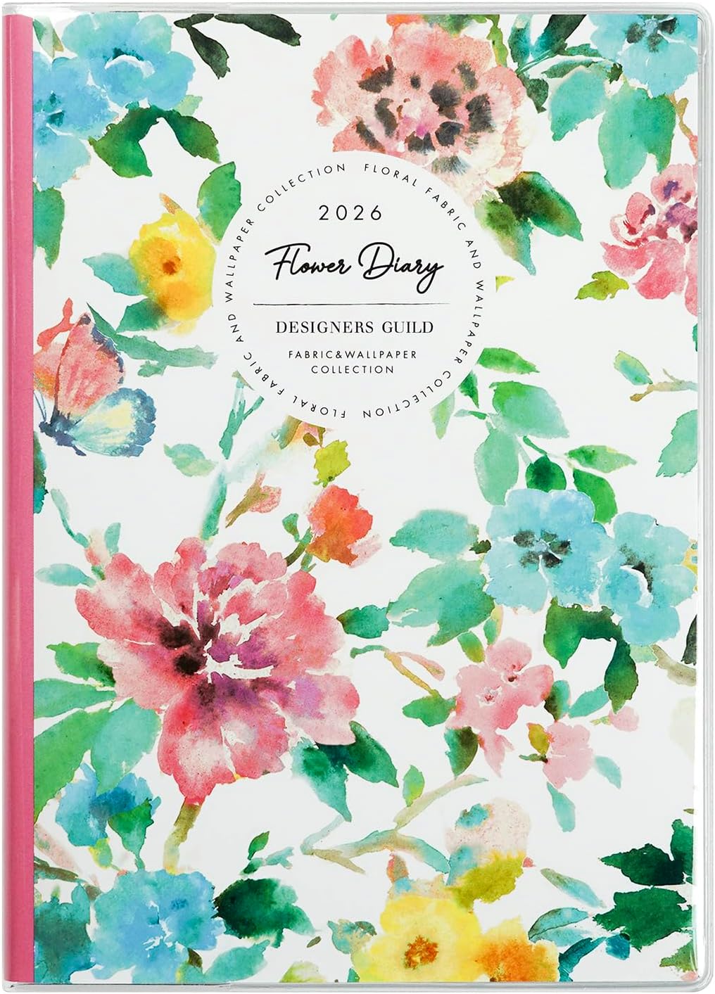 Greeting Life Designer Guild Notebook 2026 B6 Weekly Softcover Pink CD-1378-DG (Starts January 2026)