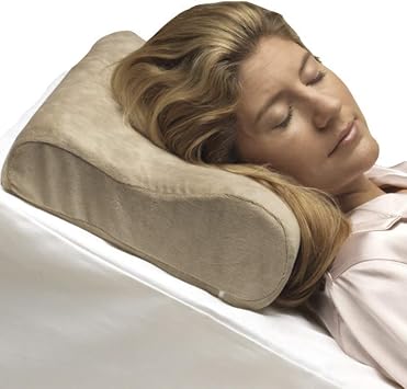 PCP Memory Foam Neck Pillow with Removable Cover, Beige