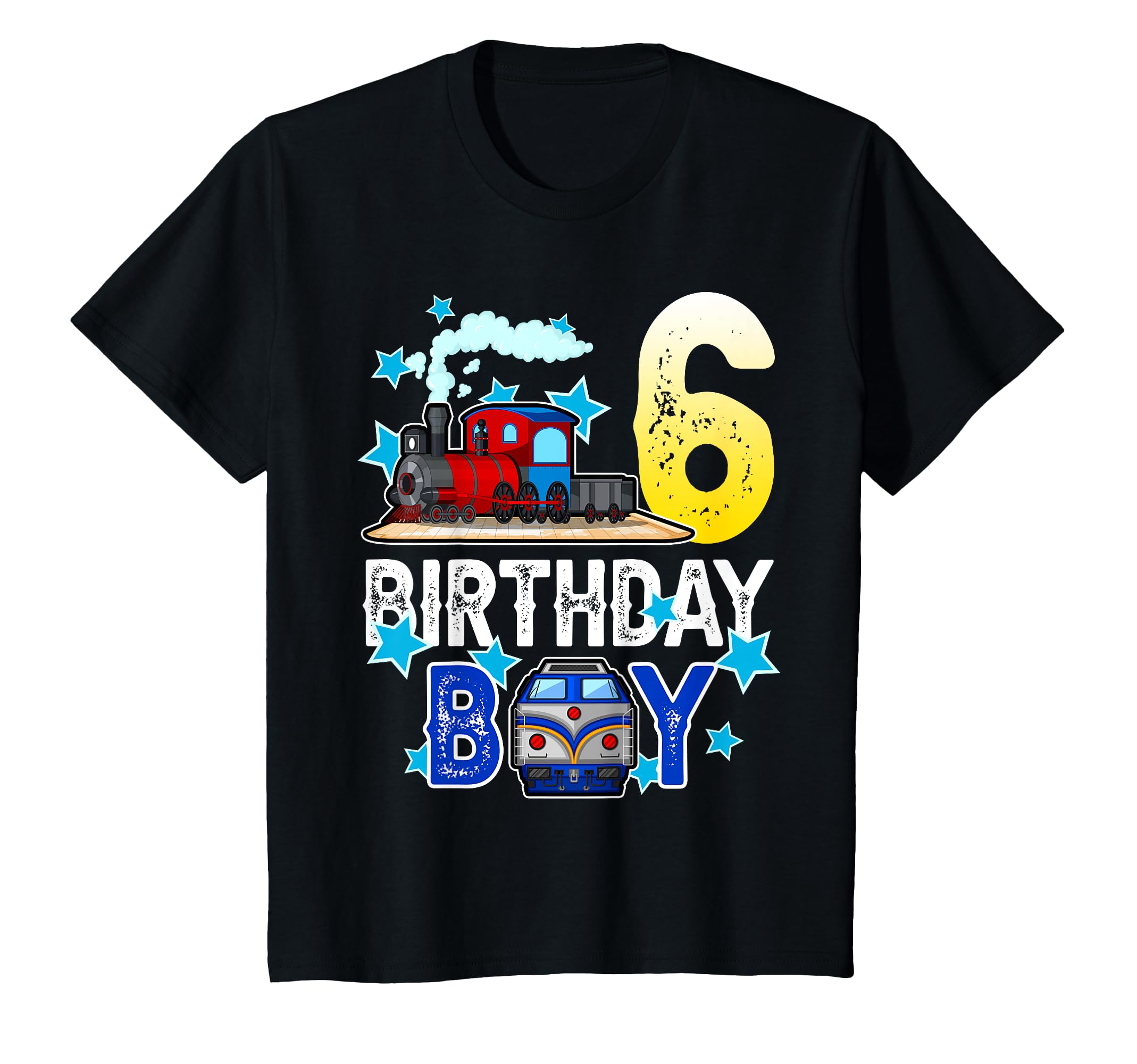 I'm 6 Train Boys Girls 6 Years Old 6th Birthday Gift T-Shirt