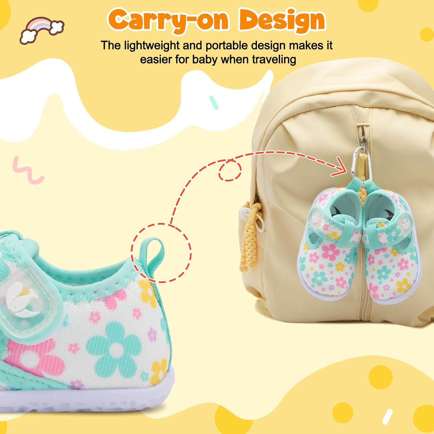 FEETCITY Barefoot Baby Shoes Girls Boys Walking Shoes Infant Sneakers Lightweight Flexible Newborn Dress School Shoe - Image 6