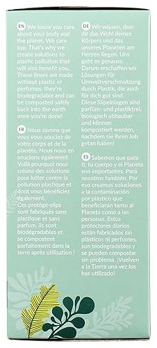 Miniatura 5 de Natracare Forros de calzones estilo tanga natural, paquete de 30