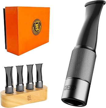 Cigarillo Mouthpiece Set, 4 Sizes, 20-32 Ring Gauge, Black