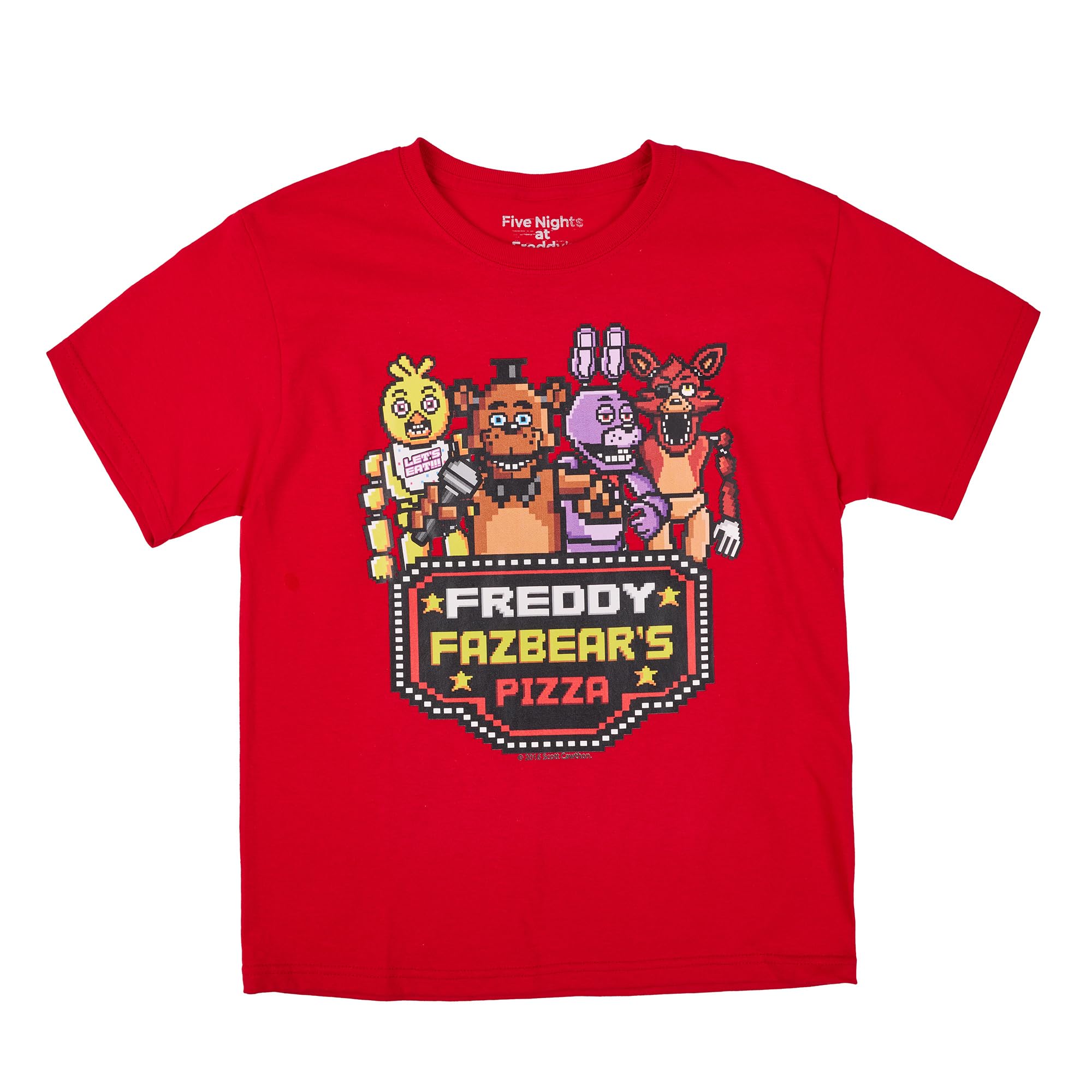 Bioworld Maglietta per ragazzi Five Night at Freddy's, 3 pezzi