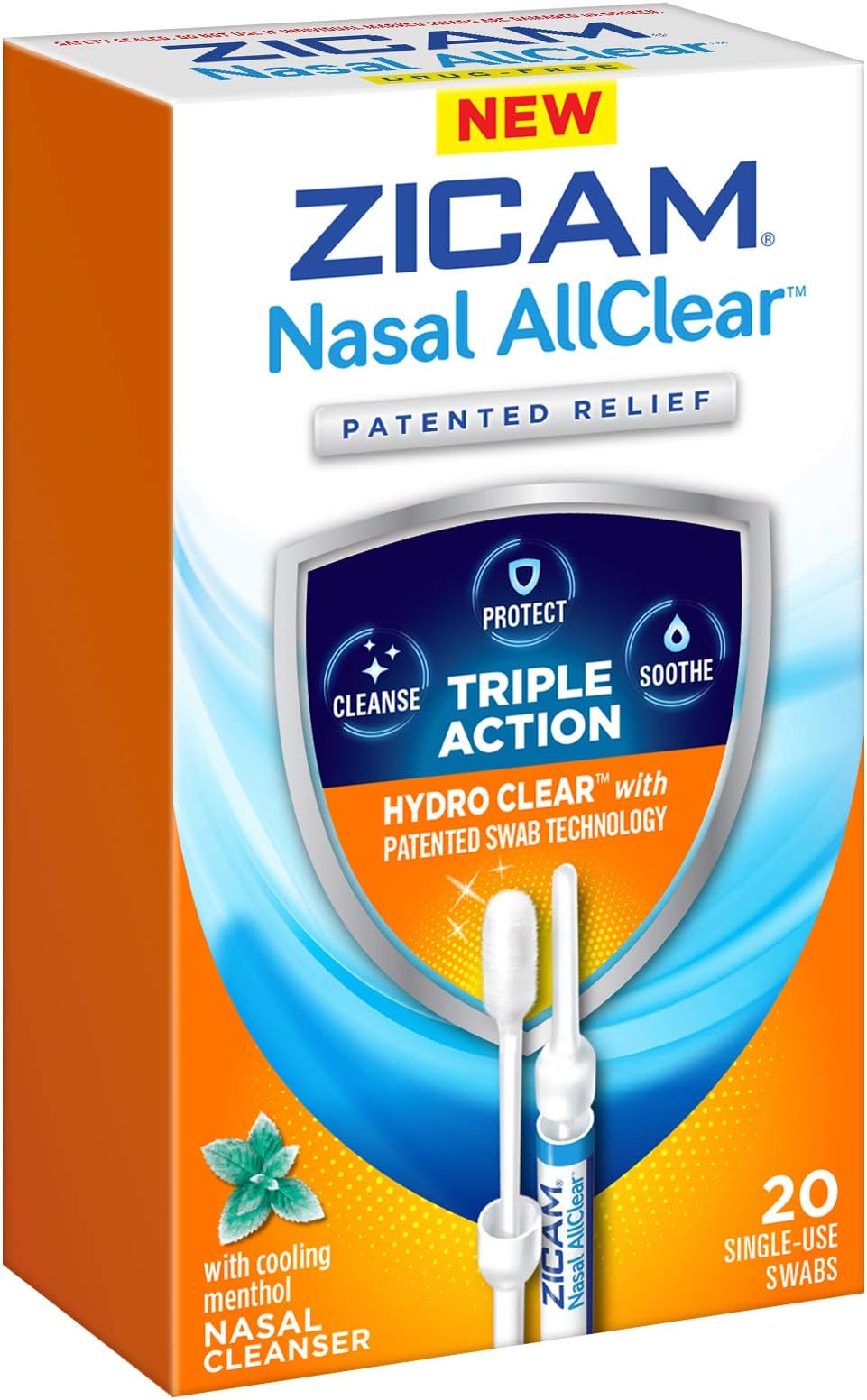Zicam Nasal AllClear, Triple Action Nasal Cleanser with