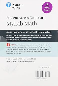 math.tページ Amazon.com: Thinking Mathematically - MyLab Math with