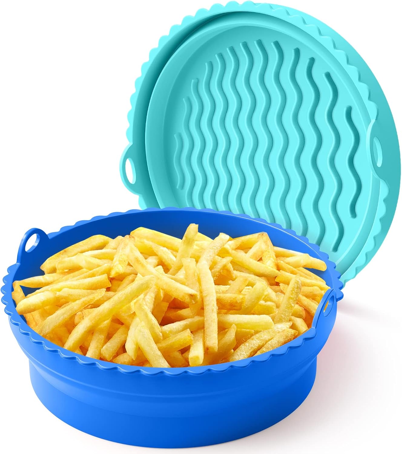 Air Fryer Silicone Liners 2 Pack, Sumyboor 7.87Inch