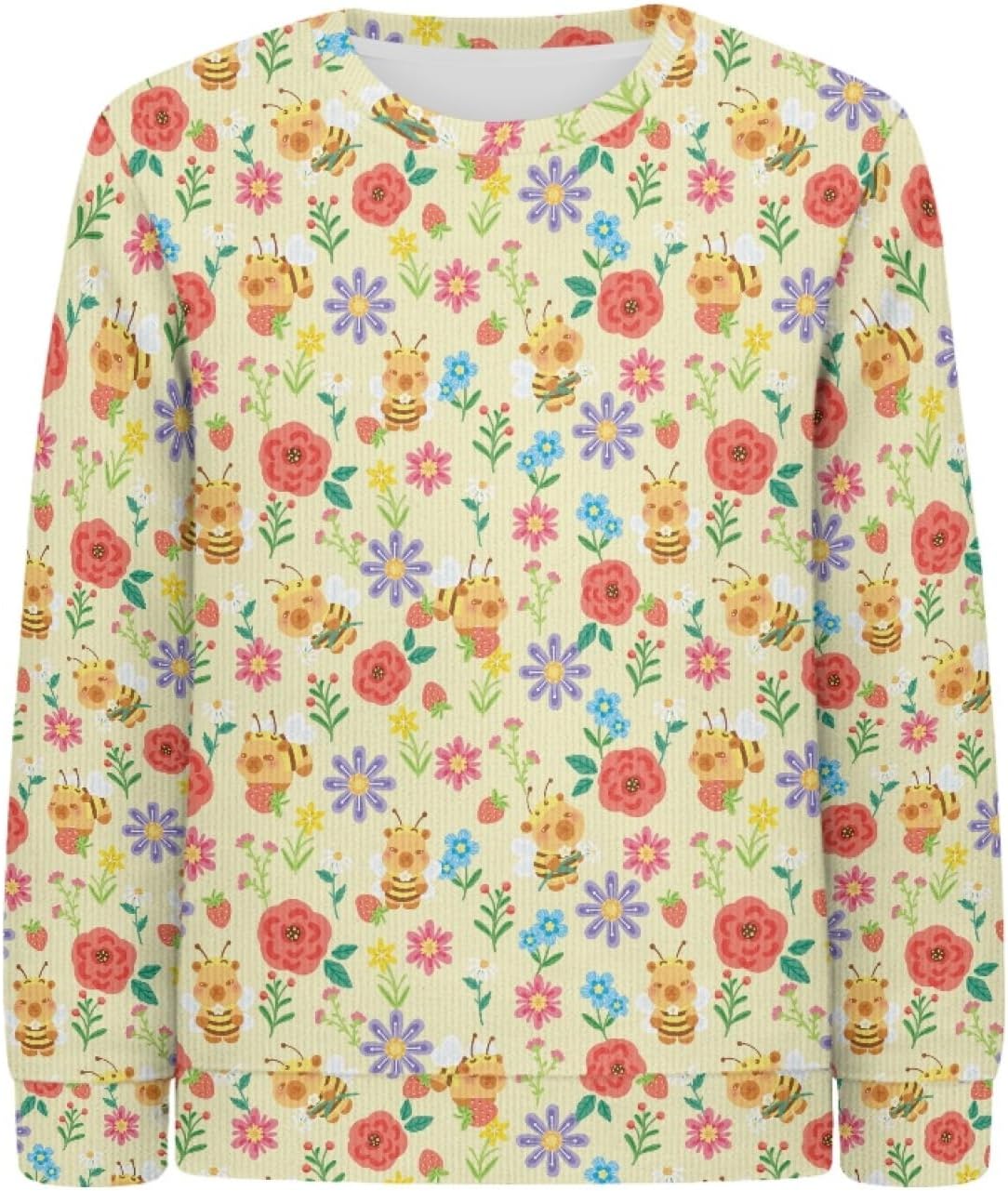 HUIACONG Sweatshirt Girls Tshirt for Kids Long Sleeve Shirts