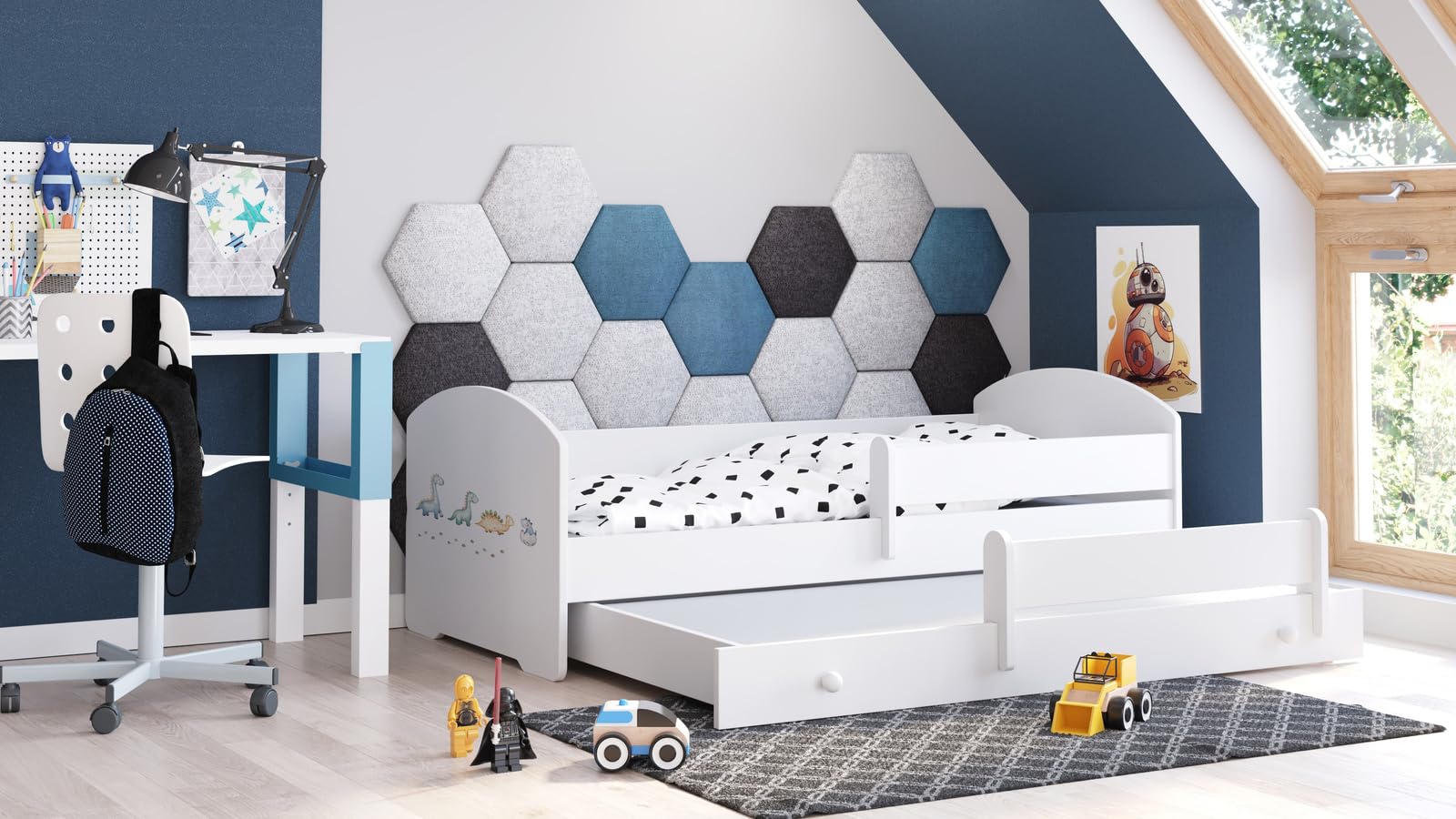 Kobi Cama Individual con Nido LUK 160x80