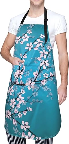Miniatura 3 de Delantal para mujer con bolsillos prácticos para cocinar