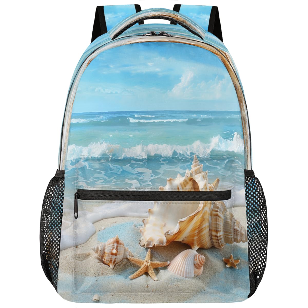 Mochila para laptop 15.6 de estrellas de mar para estudiantes 8