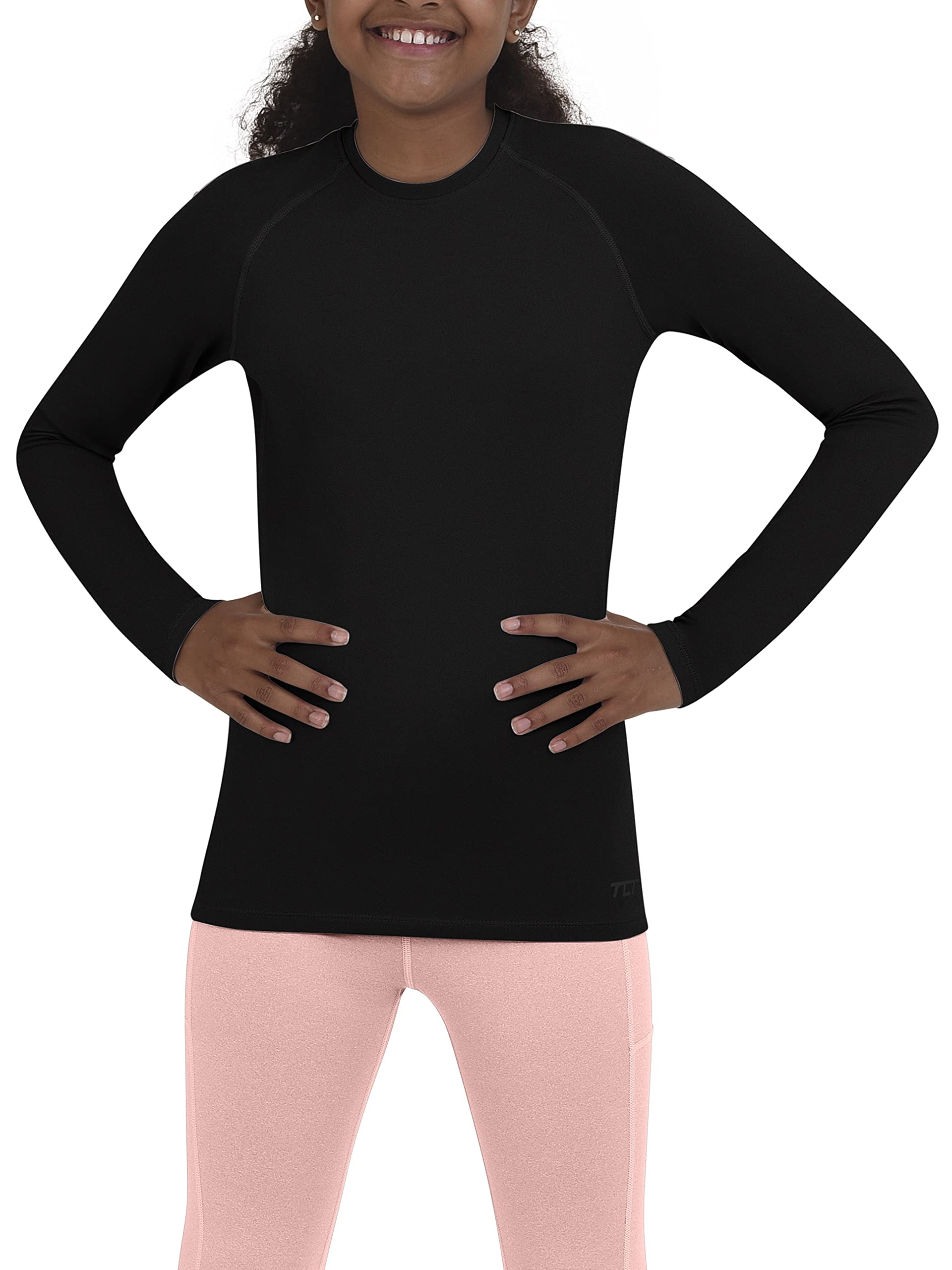 TCA SuperThermal Maglia Termica da Bambina a Manica Lunga con Quickdry