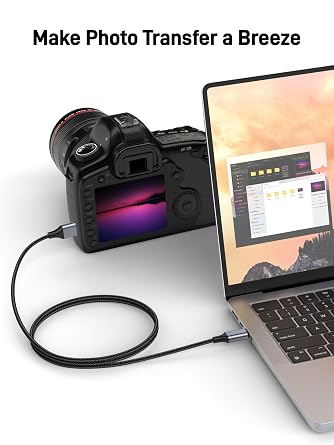 USB C to Micro B Cable 0.5M, Micro B to USB C External Hard Drive Cable for Seagate, LaCie, Toshiba, Samsung, WD External Hard Drive.