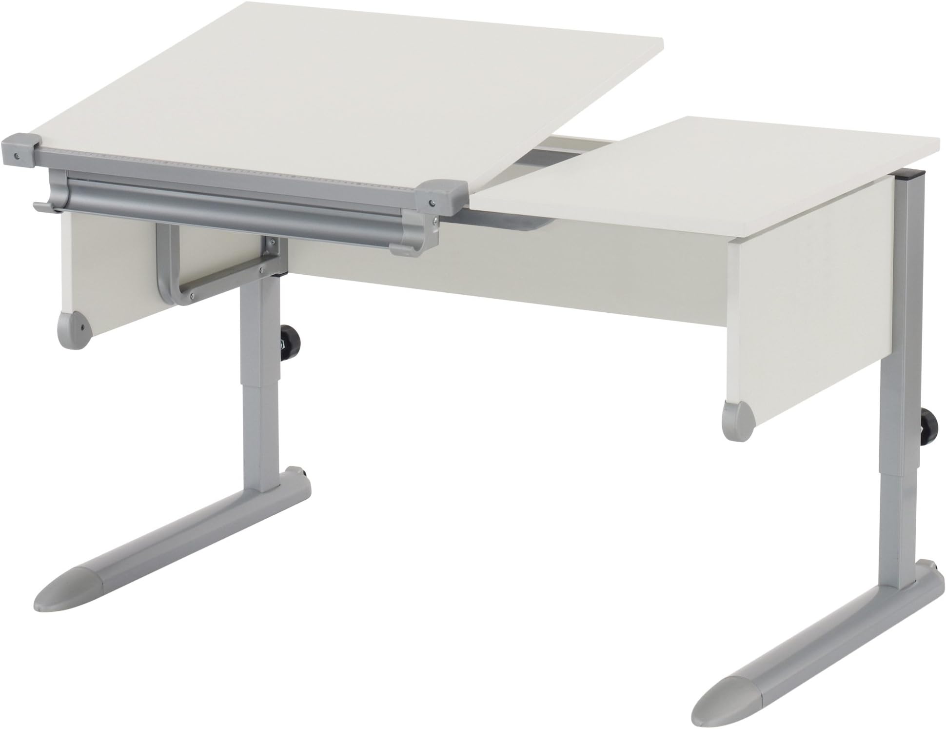Kettler Comfort Desk, White/Silver