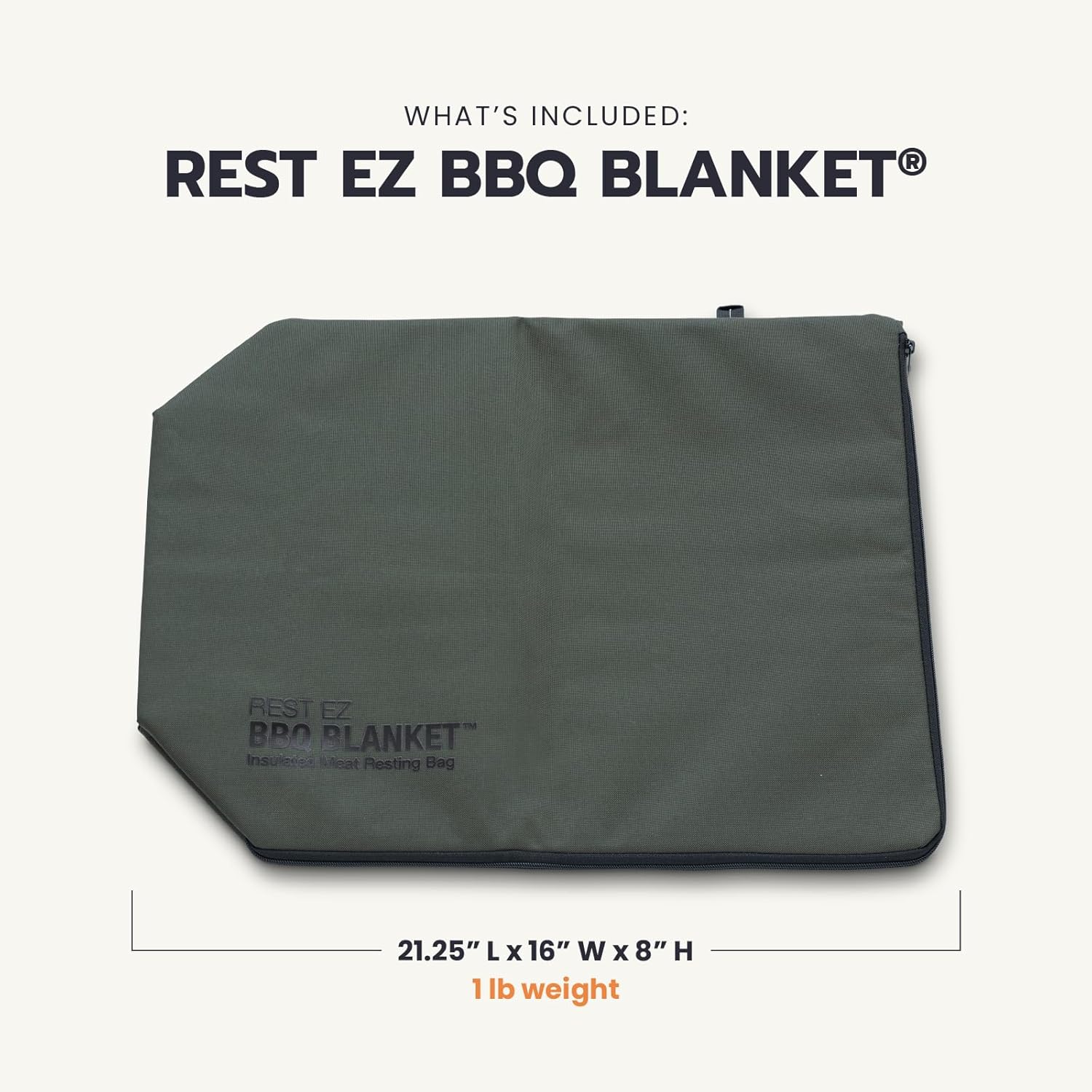 Rest EZ BBQ Blanket® - Insulated Meat Resting Bag for Moisture Retention and Tender BBQ - Heavy-Duty with Wide Mouth Design for Briskets, Pork Shoulders, Steaks