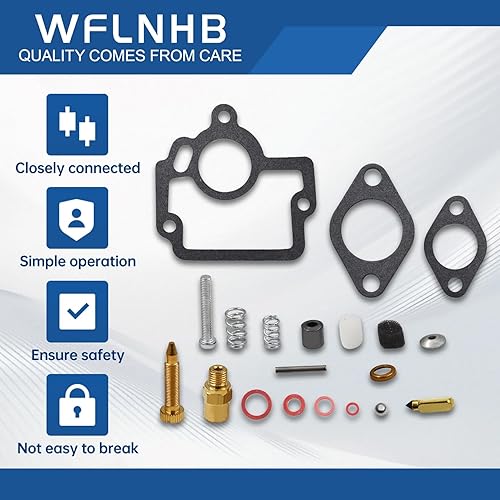 Miniatura 6 de WFLNHB Kit de reparación de carburador de repuesto para tractor Farmall H O4 W4