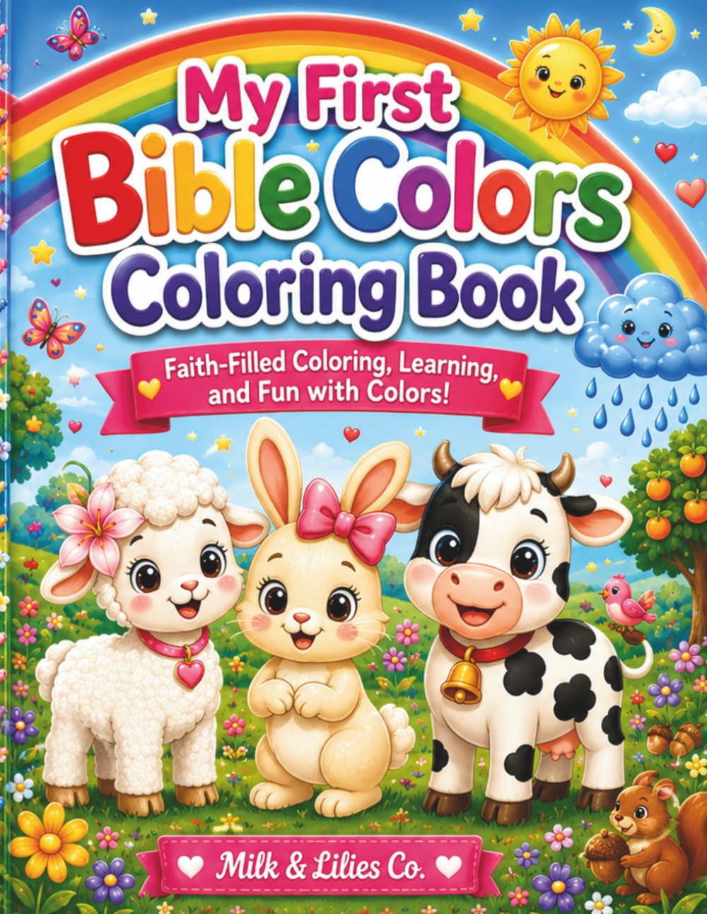 My First Bible Colors Coloring Book for Preschoolers: Faith-Filled Color Recognition, Tracing, and Coloring (My First Bible Learning Coloring Books)