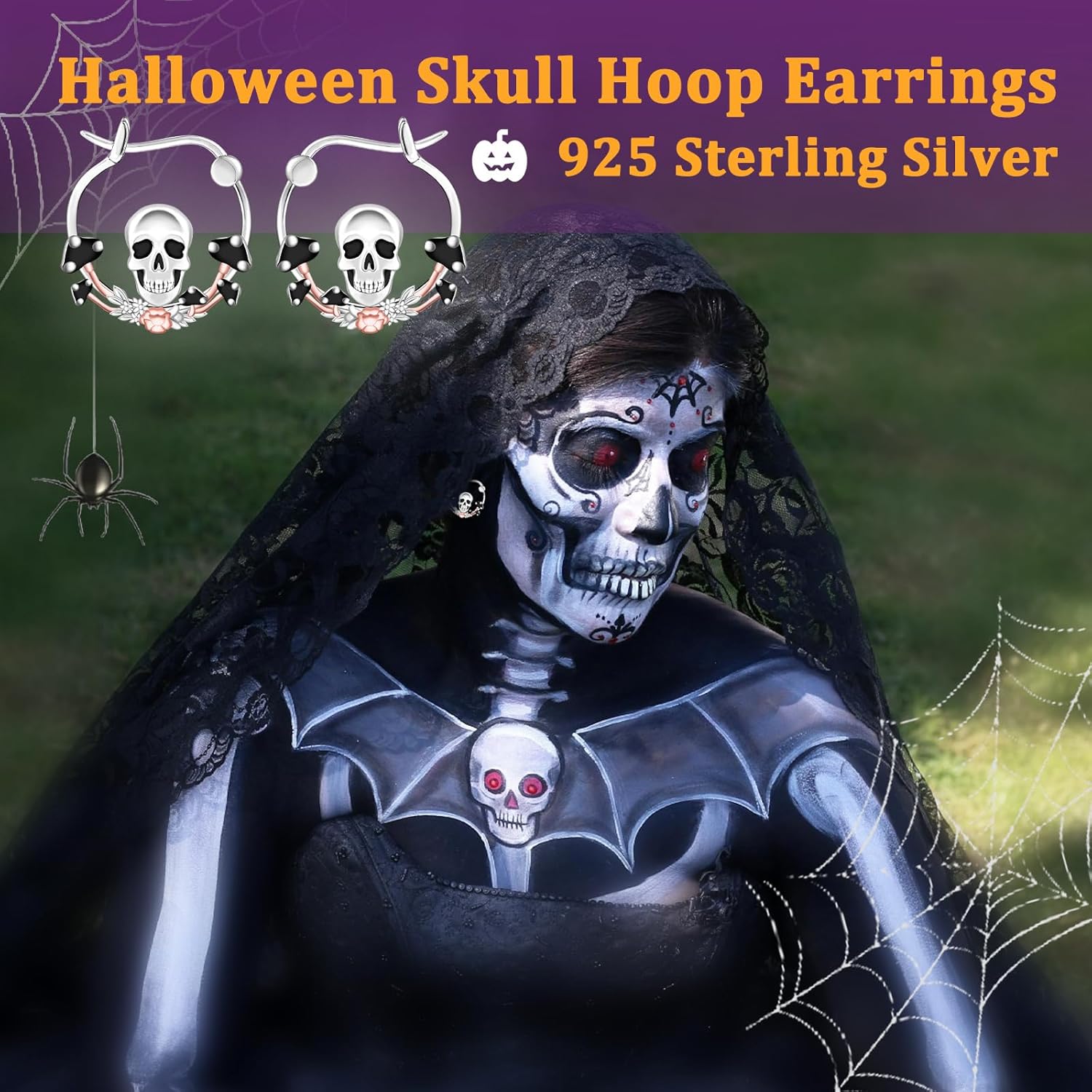 Animal Hoop Earrings for Women - Silver Hypoallergenic Chihuahua/Yorkie/Goat/Pig/Frog/Scorpion/Spider/Mermaid Huggie Earrings Jewelry Gifts Hypoallergenic