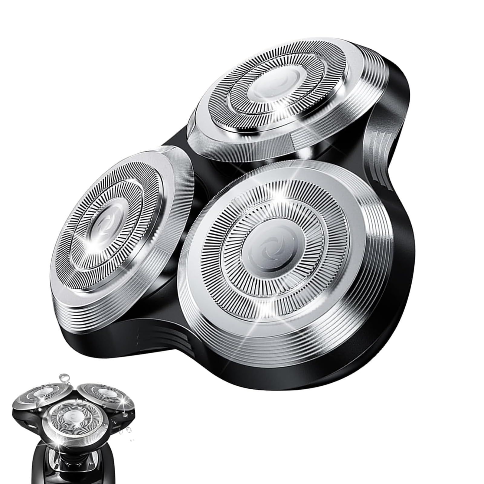 Photo 1 of 1PC SH90 Replacement Rotary Heads Compatible with Philips Norelco Shavers Series 9000,Replacement Shaver Head with Upgrade Double-Layer Precision Blades for Men's Shaving