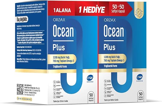 Ocean Plus 1200 Mg Omega3 Balık Yağı 100 Kapsül