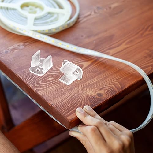 Miniatura 5 de 200 piezas de tiras de milímetros, luces de fiesta, montaje familiar, tira de luz de pared para soporte, montaje de neón, lámpara de iluminación de