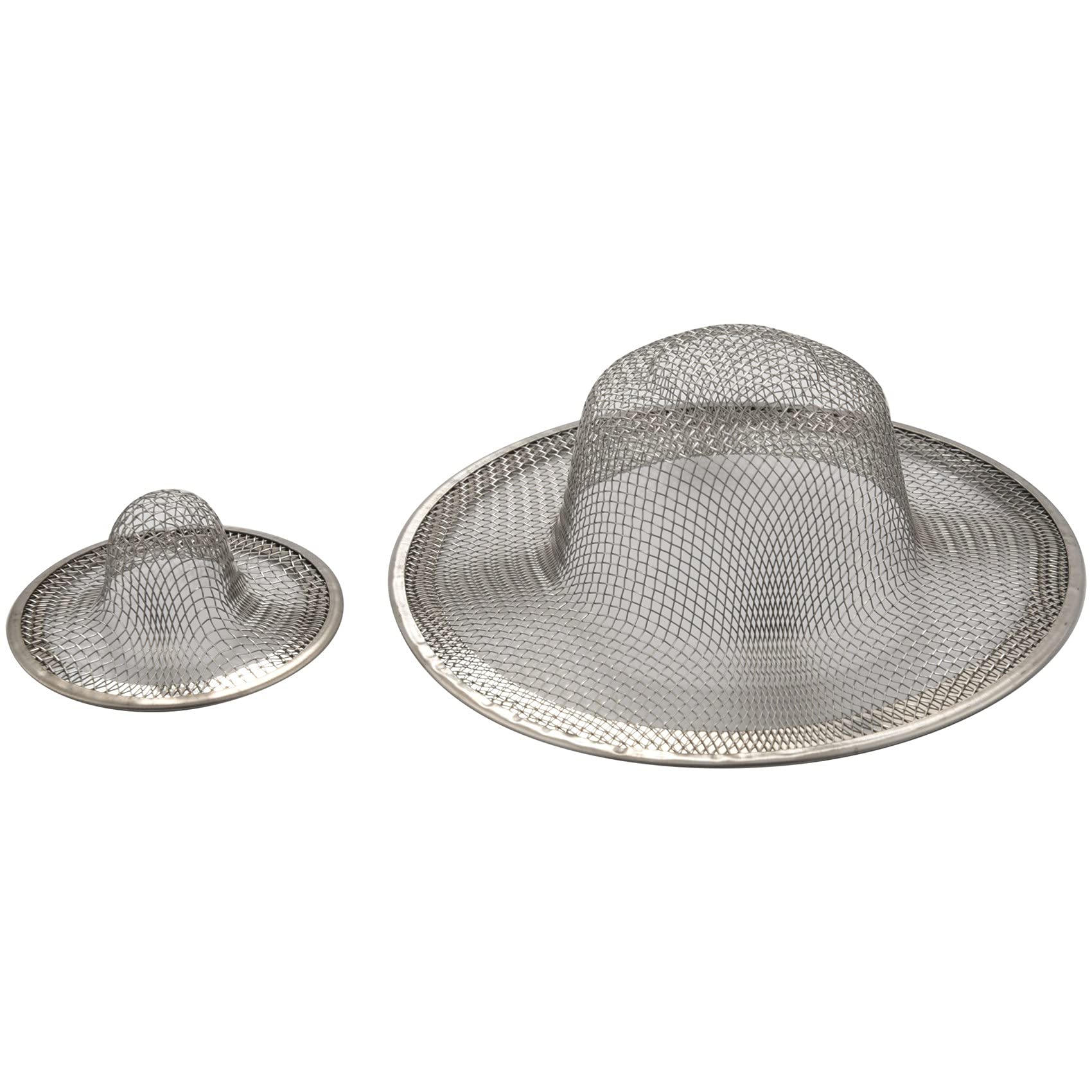 Inless Lot de 6 filtres d'évier en acier pour cuisine et salle de bain, pour mamans et familles, parfaits pour éviter les bouchons