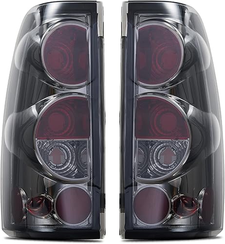 TUZILLA Luces traseras para Chevy Silverado 1999-2006 1500 2500 01-06 Silverado 3500 y 2007 Silverado con carrocería clásica 99-07 GMC Sierra 1500 y