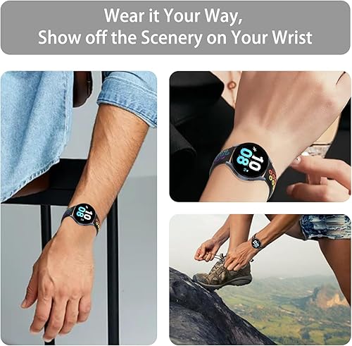 Miniatura 2 de Pailebi Correa de reloj de liberación rápida de 0.787in para Samsung Galaxy Active 2 de 1.575in 1.732in, Galaxy Watch 4Galaxy Watch de 1.654in, Gear