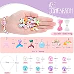 Funtopia Kit de fabrication de bracelet pour les filles, 780 Pcs 32 Types Perles pour Bracelets Colliers Bandes de tête, Kits de fabrication de bijoux avec charmes d'argile, Perles de lettre et Pearl Perle, DIY Cadeaux d'artisanat pour anniversaire, Fête, Vacances 32 Styles de perles colorées