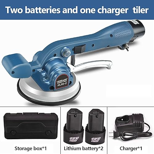 Miniatura 2 de CNCEST Máquina de nivelación automática de azulejos de 12 V Máquina de nivelación automática de azulejos, vibrador de azulejos, máquina de azulejos