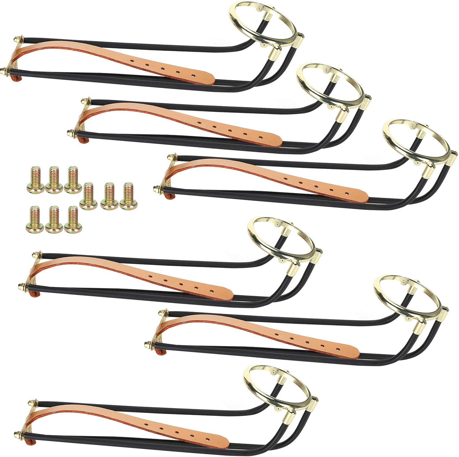 DDGD Billiards Table Pocket Rail 6Pcs Billiard Table Ball Falling Rail Pocket Snooker Pool American Style Bronze Brass : Sports & Outdoors