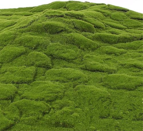 Miniatura 2 de Alfombra de musgo artificial, alfombra de césped sintético para bricolaje, césped artificial, alfombra de césped para boda, hogar, patio, balcón,