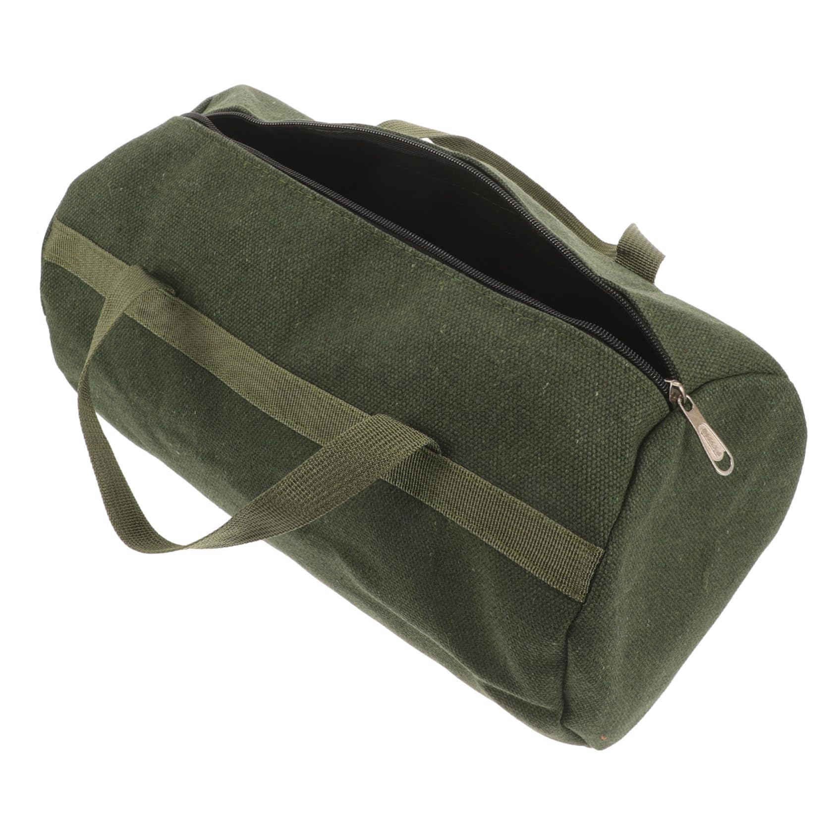 FOYTOKI Canvas Tool Pouch with Zip Tool Pouch Organizer for Tools Lightweight Portable Storage Bag for Diy Repairs Home Car and Garden Use Large Capacity Utility