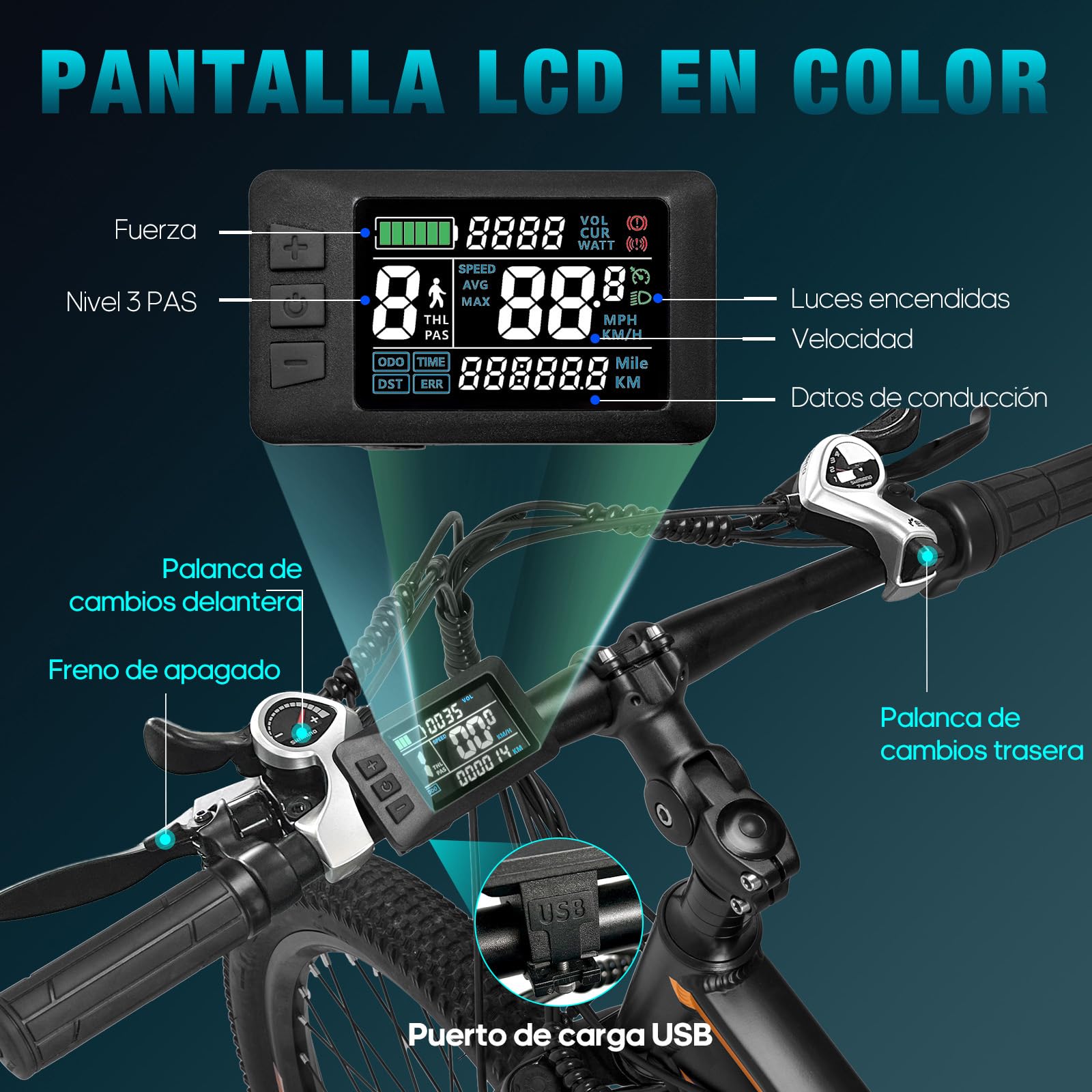 Fafrees F28 MT Bicicleta Eléctrica, 27,5 Pulgadas, 250W, Batería 15Ah/525Wh, Autonomía 50-90KM, Bicicleta Eléctrica de Montaña y Ciudad para Adultos