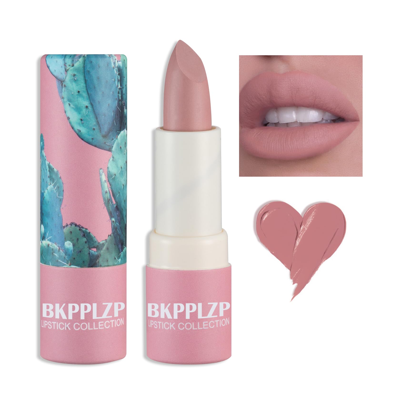 BKPPLZP 1 Pack Crystal Flower Jelly Lipstick,Magic Color Changing Lipstick,PH Clear Temperature Color Changing Lip Gloss,Lip Balm,Long Lasting